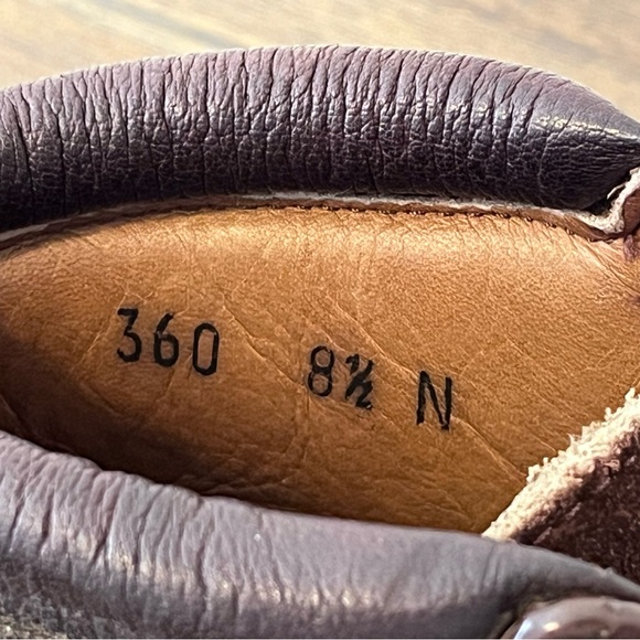 Calzaturificio The Alps By Fabiano Brown Leather Hiking Boots Womens size 8.5 N - Picture 5 of 13